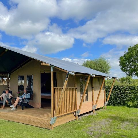 Tente en toile et en bois 5 personnes - Tente Safari Lodge (5P)