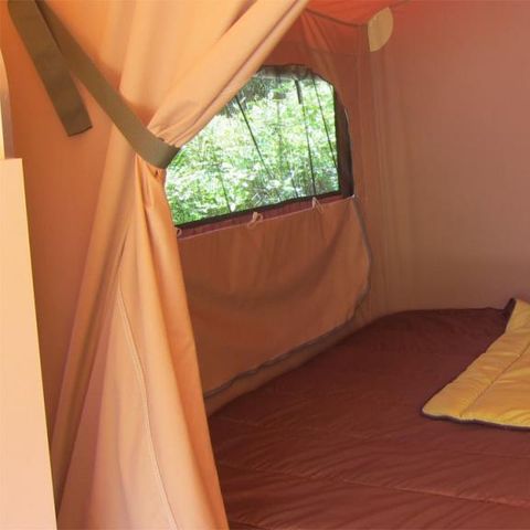 Tente en toile et en bois 5 personnes - Lodge VICTORIA 30m² - Finition Luxe (Dimanche au dimanche)