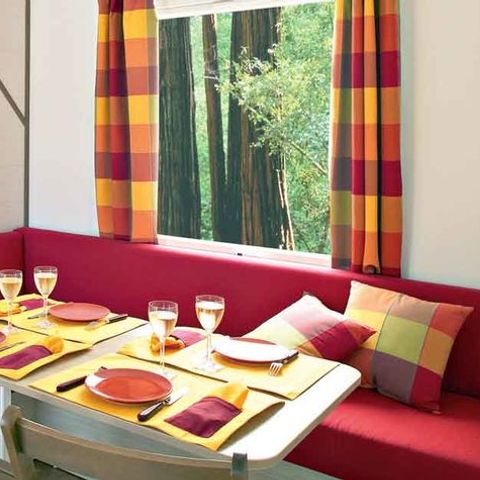 MOBILHOME 6 personnes - 3 chambres 6 personnes terrasse intégrée sans Clim