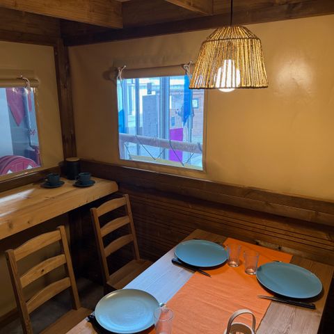 Tente en toile et en bois 3 personnes - LODGE LA BOHEME