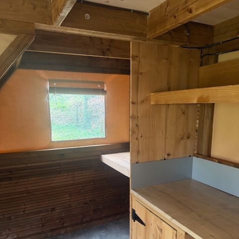 Tente en toile et en bois 3 personnes - LODGE LA BOHEME
