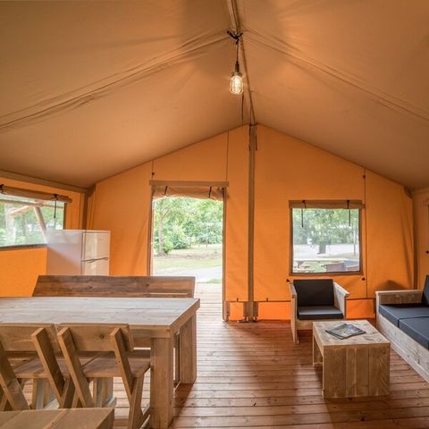 TENTE TOILE ET BOIS 6 personnes - Loge PZ995