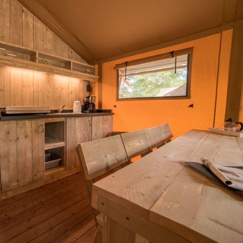 Tente en toile et en bois 6 personnes - Loge PZ995