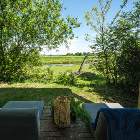 BUNGALOW 2 personnes - River Lodge "Wellnesshuus" avec bain à bulles, sauna, baignoire et douche solaire