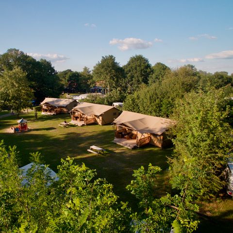 TENTE TOILE ET BOIS 6 personnes - Tente safari 6 pers. Appelgaard