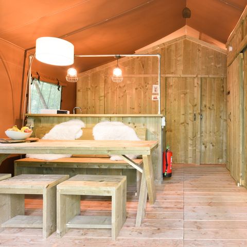 TENTE TOILE ET BOIS 6 personnes - 6ST