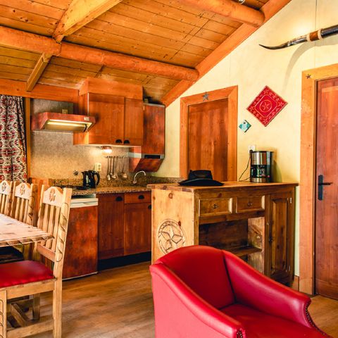 MAISON 6 personnes - Spécial - Chalet Cowboy (max. 2 adultes)