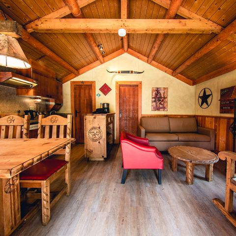 MAISON 6 personnes - Spécial - Chalet Cowboy (max. 2 adultes)