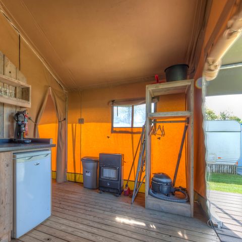 TENTE TOILE ET BOIS 4 personnes - Tente safari