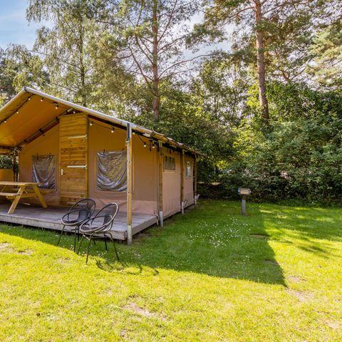 TENTE TOILE ET BOIS 4 personnes
