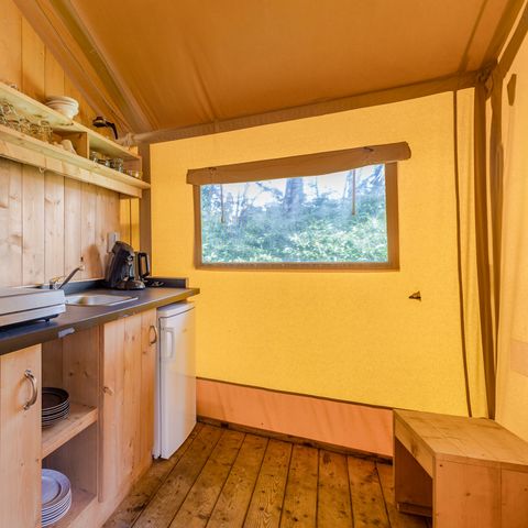 TENTE TOILE ET BOIS 6 personnes