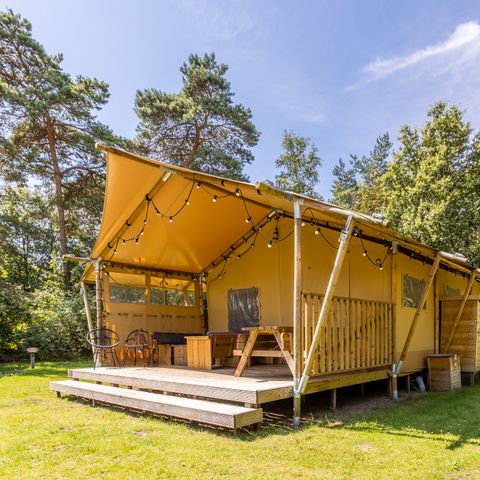 Tente en toile et en bois 6 personnes