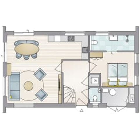 VILLA 6 personnes - Luxe villa Comfort 1-6 p