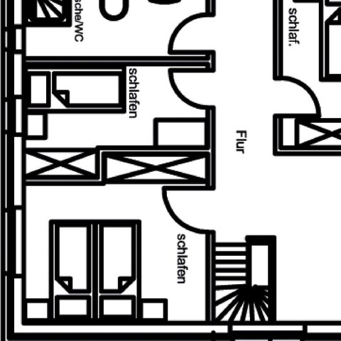 BUNGALOW 7 personnes - Maison de vacances confortable avec 2 salles de bains, dans le Bruchttal