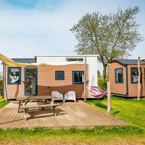 Tiny house 4 personnes - Petite maison de plage (max. 2 adultes)