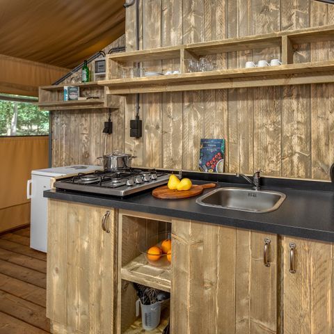 TENTE TOILE ET BOIS 6 personnes - 6A