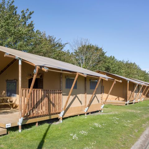 Tente en toile et en bois 4 personnes