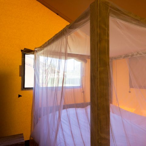 TENTE TOILE ET BOIS 4 personnes - Tente safari