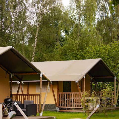 TENTE TOILE ET BOIS 6 personnes - XL