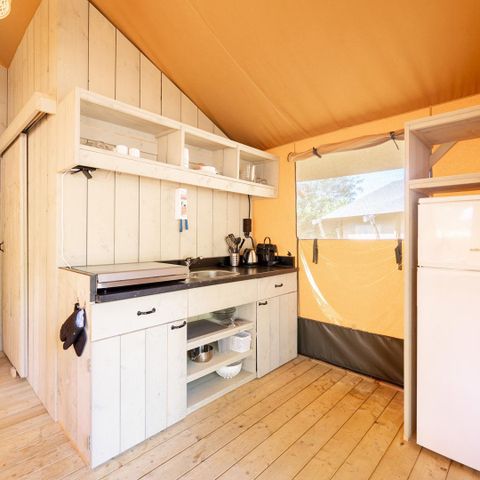 TENTE TOILE ET BOIS 6 personnes - Nomade