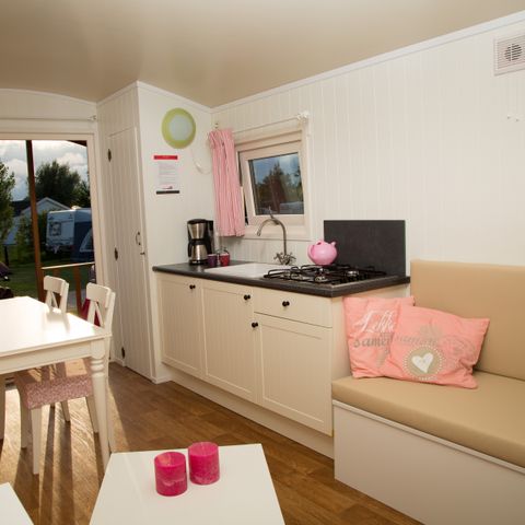 MOBILHOME 4 personnes - Chariot tsigane sur la plage
