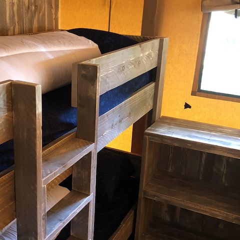 Tente en toile et en bois 5 personnes