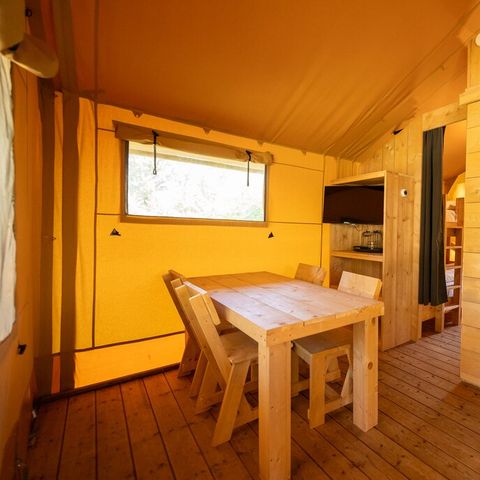 TENTE TOILE ET BOIS 4 personnes - 4B