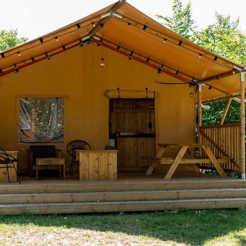 TENTE TOILE ET BOIS 4 personnes - 4B