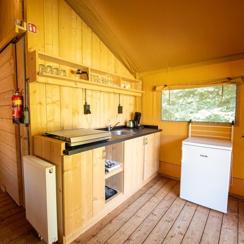 TENTE TOILE ET BOIS 6 personnes - Tente safari