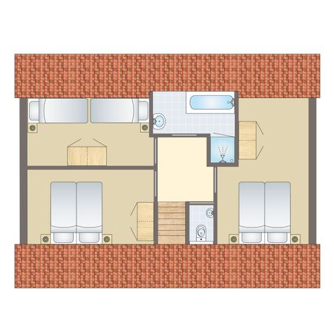 BUNGALOW 8 personnes - 8C1