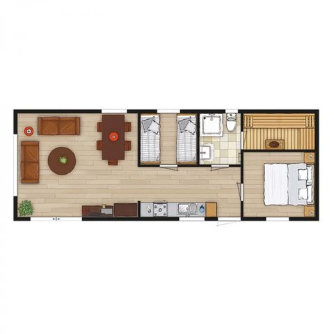 MOBILHOME 4 personnes - Bien-être