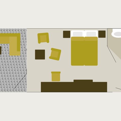 Chambre 2 personnes - Chambre d'hôtel de luxe
