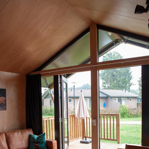 Tente en toile et en bois 4 personnes - Petite maison safari