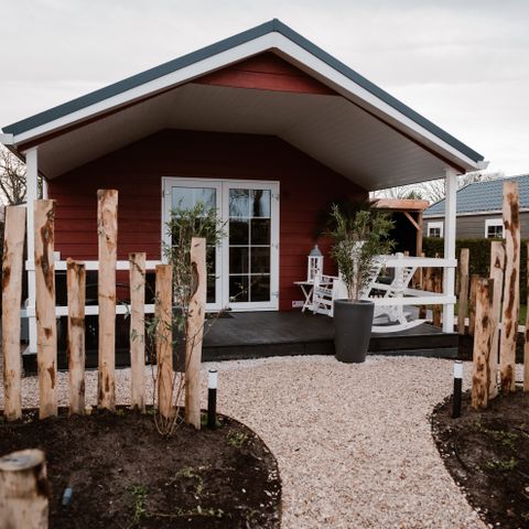 Chalet 6 personnes - Salon Veluwe avec bain à remous et sauna