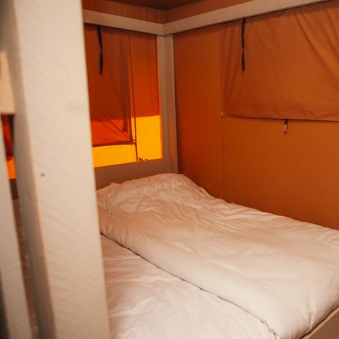 TENTE TOILE ET BOIS 6 personnes - Chalet safari