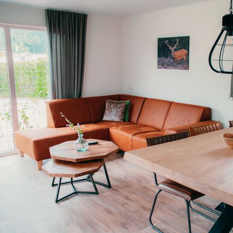Hébergement pour groupe 12 personnes - Veluwelodge XL avec maison grillagée 6+6