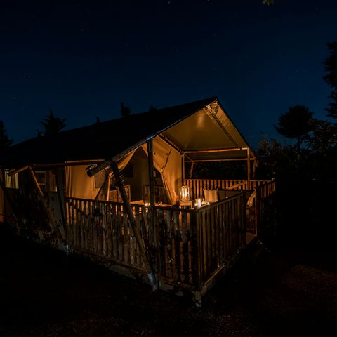 TENTE TOILE ET BOIS 2 personnes - Tente de camping