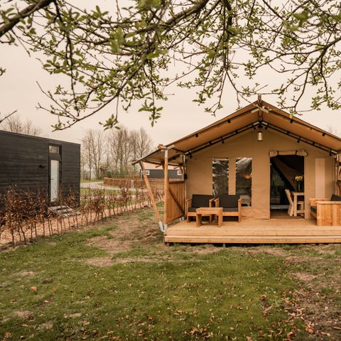 TENTE TOILE ET BOIS 2 personnes - Tente de camping