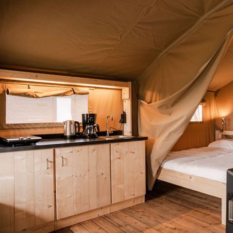 TENTE TOILE ET BOIS 2 personnes - Tente de camping