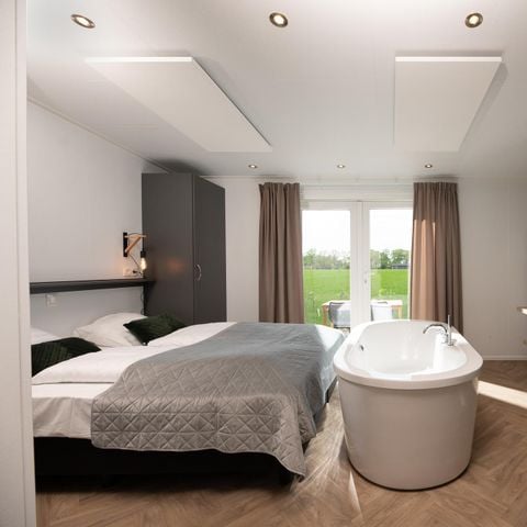 Lodge 2 personnes - Panorama Wellness Lodge - jacuzzi, sauna et baignoire