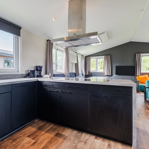 Hébergement pour groupe 12 personnes - Site de nidification d'oiseaux (3 bungalows mitoyens)