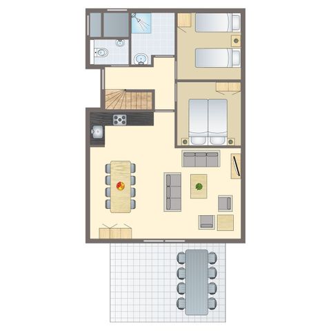 BUNGALOW 8 personnes - 8B