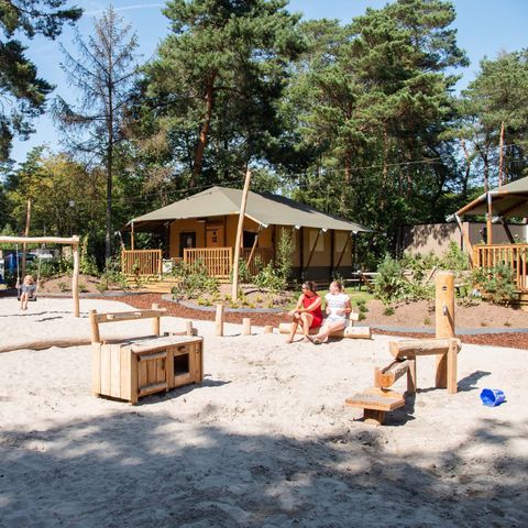 TENTE TOILE ET BOIS 6 personnes - Tente safari