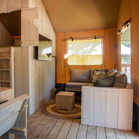 TENTE TOILE ET BOIS 6 personnes