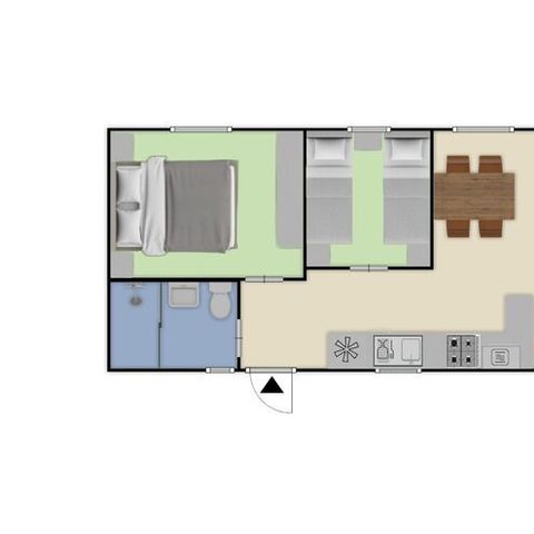 BUNGALOW 4 personnes - Nova Wellness (bain à remous)