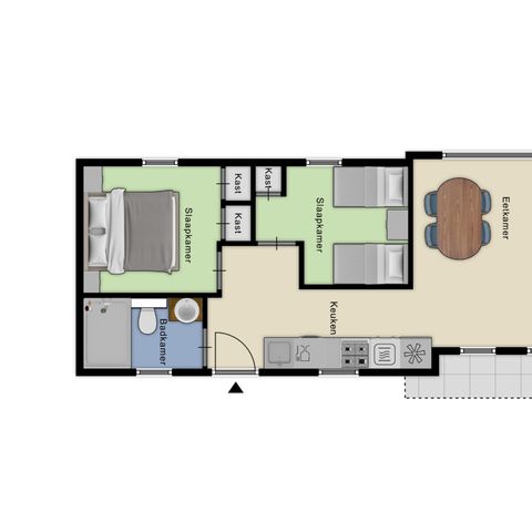 BUNGALOW 4 personnes - Module