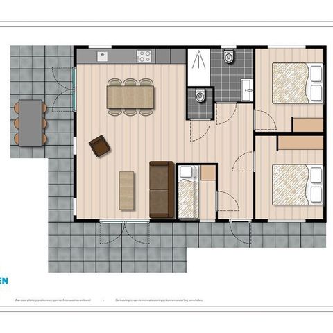 BUNGALOW 6 personnes - Leijhoeve