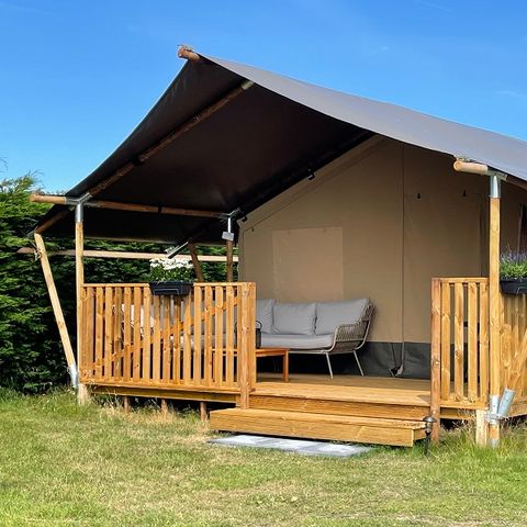 TENTE TOILE ET BOIS 4 personnes