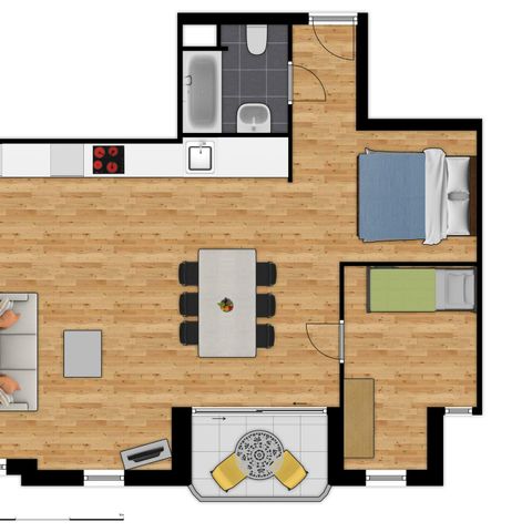 APPARTEMENT 6 personnes - Suite avec vue sur la mer