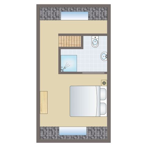 BUNGALOW 2 personnes - type 2A